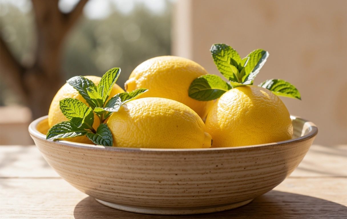 Ingredientes frescos de temporada